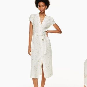 Aritzia Shirt Dress in Birch Bouleau